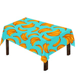 Blue Banana Pattern Print Tablecloth