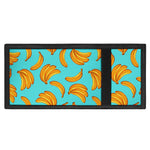 Blue Banana Pattern Print Trifold Wallet
