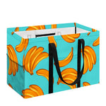 Blue Banana Pattern Print Utility Tote Bag
