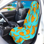 Blue Banana Pattern Print Waterproof Car Seat Cover