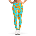 Blue Banana Pattern Print Women's Leggings