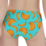 Blue Banana Pattern Print Women's Panties