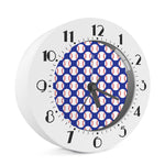 Blue Baseball Pattern Print Alarm Clock