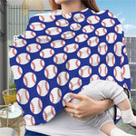 Blue Baseball Pattern Print Baby Seat Cover