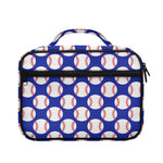 Blue Baseball Pattern Print Briefcase Bible Bag