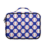 Blue Baseball Pattern Print Briefcase Bible Bag