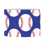 Blue Baseball Pattern Print Drum Lamp Shade