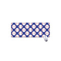 Blue Baseball Pattern Print Extended Mouse Pad