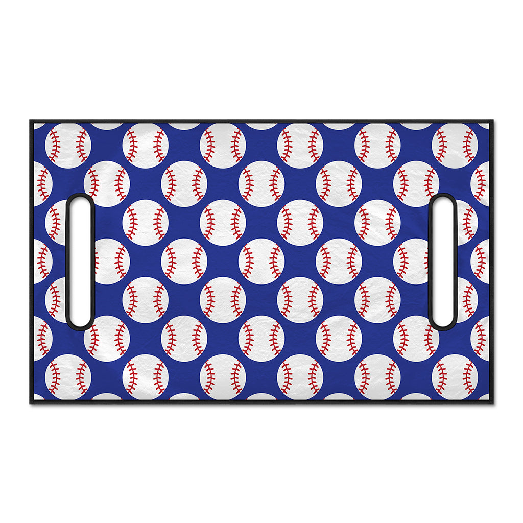 Blue Baseball Pattern Print Golf Cart Seat Cover