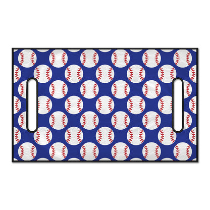 Blue Baseball Pattern Print Golf Cart Seat Cover