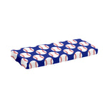 Blue Baseball Pattern Print Piano Keyboard Cover