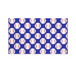 Blue Baseball Pattern Print Polyester Flag
