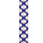 Blue Baseball Pattern Print Table Runner