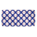 Blue Baseball Pattern Print Towel