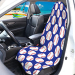 Blue Baseball Pattern Print Waterproof Car Seat Cover