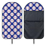 Blue Baseball Pattern Print Waterproof Car Seat Cover
