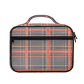 Blue Beige And Orange Glen Plaid Print Briefcase Bible Bag