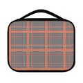 Blue Beige And Orange Glen Plaid Print Classic Bible Case