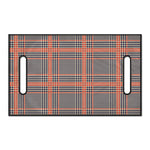 Blue Beige And Orange Glen Plaid Print Golf Cart Seat Cover