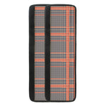 Blue Beige And Orange Glen Plaid Print Refrigerator Handle Covers