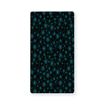 Blue Bitcoin Pattern Print Baby Crib Sheet