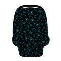 Blue Bitcoin Pattern Print Baby Seat Cover