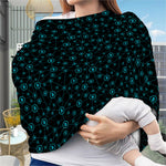 Blue Bitcoin Pattern Print Baby Seat Cover