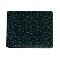 Blue Bitcoin Pattern Print Bifold Wallet