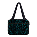 Blue Bitcoin Pattern Print Double Strap Bible Bag