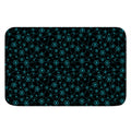 Blue Bitcoin Pattern Print Indoor Door Mat