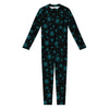 Blue Bitcoin Pattern Print Jumpsuit