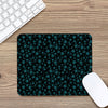 Blue Bitcoin Pattern Print Mouse Pad