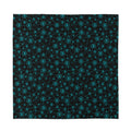 Blue Bitcoin Pattern Print Silk Bandana
