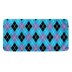 Blue Black And Purple Argyle Print Towel