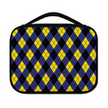 Blue Black And Yellow Argyle Print Classic Bible Case