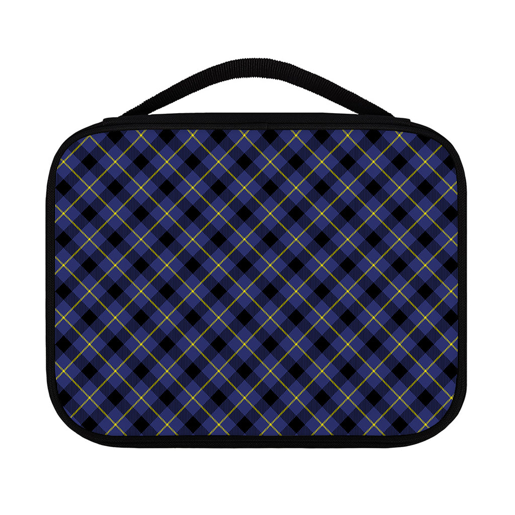 Blue Black And Yellow Plaid Print Classic Bible Case