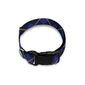 Blue Black And Yellow Plaid Print Dog Collar