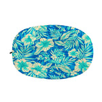 Blue Blossom Tropical Pattern Print Car Side Mirror Covers