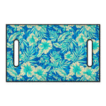 Blue Blossom Tropical Pattern Print Golf Cart Seat Cover