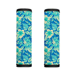 Blue Blossom Tropical Pattern Print Handle Covers
