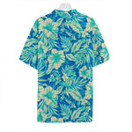 Blue Blossom Tropical Pattern Print Hawaiian Shirt