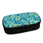 Blue Blossom Tropical Pattern Print Insulin Cooler Travel Case