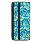 Blue Blossom Tropical Pattern Print Refrigerator Handle Covers