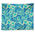 Blue Blossom Tropical Pattern Print Tapestry