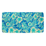 Blue Blossom Tropical Pattern Print Towel