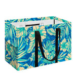 Blue Blossom Tropical Pattern Print Utility Tote Bag