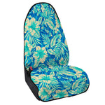 Blue Blossom Tropical Pattern Print Waterproof Car Seat Cover