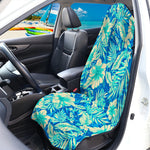 Blue Blossom Tropical Pattern Print Waterproof Car Seat Cover