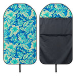 Blue Blossom Tropical Pattern Print Waterproof Car Seat Cover