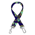 Blue Bohemian Paisley Pattern Print Dog Seat Belt